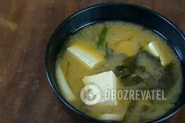 Місо-суп із печерицями - Крок 8 Місо-суп із печерицями - Крок 8