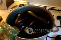 Фаршированные квашеные баклажаны - Шаг 2 Фаршированные квашеные баклажаны - Шаг 2