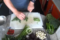 Квашені баклажани з зеленню - Крок 2 Квашені баклажани з зеленню - Крок 2