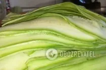 Маринованные кабачки с зеленью - Шаг 3 Маринованные кабачки с зеленью - Шаг 3