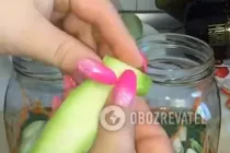 Маринованные кабачки с зеленью - Шаг 5 Маринованные кабачки с зеленью - Шаг 5