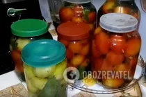 Квашені помідори з вишневим листям - Крок 7 Квашені помідори з вишневим листям - Крок 7
