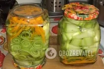 Маринованные кабачки с зеленью - Шаг 9 Маринованные кабачки с зеленью - Шаг 9