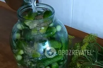 Гострі квашені огірки з часником - Крок 6 Гострі квашені огірки з часником - Крок 6