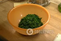 Катлама із зеленню на сковороді - Крок 3 Катлама із зеленню на сковороді - Крок 3