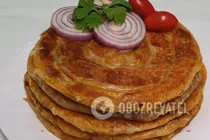 Катлама с капустой - Шаг 16 Катлама с капустой - Шаг 16