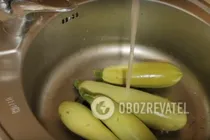 Мариновані кабачки з кропом - Крок 1 Мариновані кабачки з кропом - Крок 1