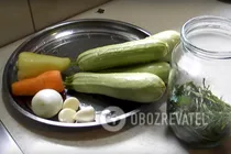 Мариновані кабачки з солодким перцем - Крок 2 Мариновані кабачки з солодким перцем - Крок 2