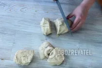 Катлама с луком на сковороде - Шаг 3 Катлама с луком на сковороде - Шаг 3