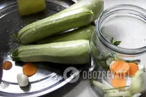 Мариновані кабачки з солодким перцем - Крок 4 Мариновані кабачки з солодким перцем - Крок 4