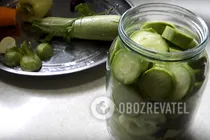 Мариновані кабачки з солодким перцем - Крок 5 Мариновані кабачки з солодким перцем - Крок 5