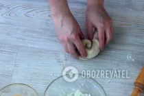 Катлама с луком на сковороде - Шаг 6 Катлама с луком на сковороде - Шаг 6