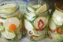 Маринованные кабачки с перцем - Шаг 8 Маринованные кабачки с перцем - Шаг 8