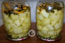 Мариновані кабачки з гвоздикою і часником - Крок 8 Мариновані кабачки з гвоздикою і часником - Крок 8