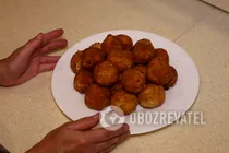 Картофельные пончики с сыром - Шаг 14 Картофельные пончики с сыром - Шаг 14
