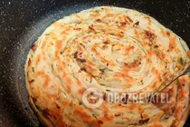 Катлама с мясом - Шаг 16 Катлама с мясом - Шаг 16
