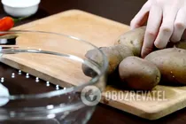 Острые картофельные пончики - Шаг 1 Острые картофельные пончики - Шаг 1