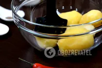 Острые картофельные пончики - Шаг 2 Острые картофельные пончики - Шаг 2