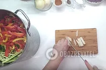 Маринованные кабачки с огурцами - Шаг 3 Маринованные кабачки с огурцами - Шаг 3