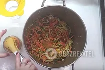 Маринованные кабачки с огурцами - Шаг 6 Маринованные кабачки с огурцами - Шаг 6