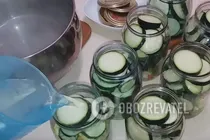 Маринованные кабачки с луком - Шаг 7 Маринованные кабачки с луком - Шаг 7