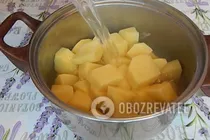 Картопляні пончики на відварі - Крок 1 Картопляні пончики на відварі - Крок 1
