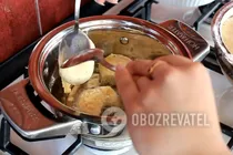 Картопляні пончики з борошном - Крок 6 Картопляні пончики з борошном - Крок 6