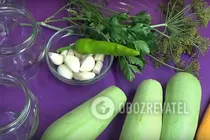 Мариновані кабачки з хріном - Крок 1 Мариновані кабачки з хріном - Крок 1