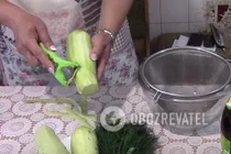 Мариновані кабачки з медом і оцтом - Крок 1 Мариновані кабачки з медом і оцтом - Крок 1