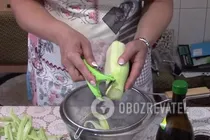 Мариновані кабачки з медом і оцтом - Крок 2 Мариновані кабачки з медом і оцтом - Крок 2