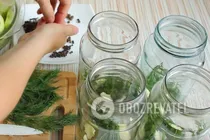 Мариновані кабачки з листям смородини - Крок 3 Мариновані кабачки з листям смородини - Крок 3