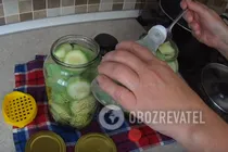 Маринованные кабачки без стерилизации - Шаг 7 Маринованные кабачки без стерилизации - Шаг 7