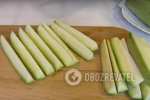 Пряні мариновані кабачки - Крок 2 Пряні мариновані кабачки - Крок 2