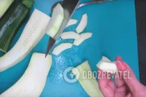 Мариновані кабачки з хріном і морквою - Крок 3 Мариновані кабачки з хріном і морквою - Крок 3