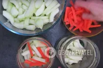 Мариновані кабачки з хріном і морквою - Крок 7 Мариновані кабачки з хріном і морквою - Крок 7