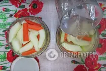 Мариновані кабачки з хріном і морквою - Крок 8 Мариновані кабачки з хріном і морквою - Крок 8