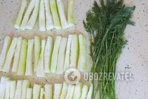 Мариновані кабачки з ріпчастою цибулею - Крок 1 Мариновані кабачки з ріпчастою цибулею - Крок 1