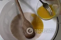 Пишні пончики на дріжджах - Крок 1 Пишні пончики на дріжджах - Крок 1