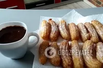 Чуррос с шоколадным соусом - Шаг 11 Чуррос с шоколадным соусом - Шаг 11