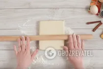 Листкові вушка з начинкою - Крок 5 Листкові вушка з начинкою - Крок 5