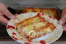 Каннеллони под томатно-сливочным соусом - Шаг 11 Каннеллони под томатно-сливочным соусом - Шаг 11