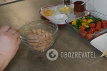 Курячі крокети з помідорами - Крок 1 Курячі крокети з помідорами - Крок 1