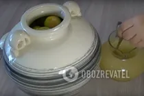 Зелені помідори з гірчицею - Крок 5 Зелені помідори з гірчицею - Крок 5