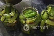 Консервовані огірки з гірчицею і коріандром - Крок 5 Консервовані огірки з гірчицею і коріандром - Крок 5