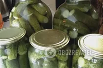 Консервовані огірки з яблучним оцтом - Крок 7 Консервовані огірки з яблучним оцтом - Крок 7