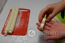 Быстрые ушки из слоеного теста - Шаг 5 Быстрые ушки из слоеного теста - Шаг 5