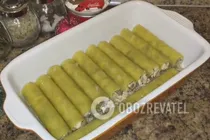 Каннеллоні з печерицями - Крок 6 Каннеллоні з печерицями - Крок 6