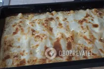 Каннеллоні з фаршем і часником - Крок 10 Каннеллоні з фаршем і часником - Крок 10