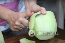 Маринованные кабачки с помидорами - Шаг 1 Маринованные кабачки с помидорами - Шаг 1