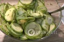 Мариновані кабачки з кропом і оцтом - Крок 7 Мариновані кабачки з кропом і оцтом - Крок 7